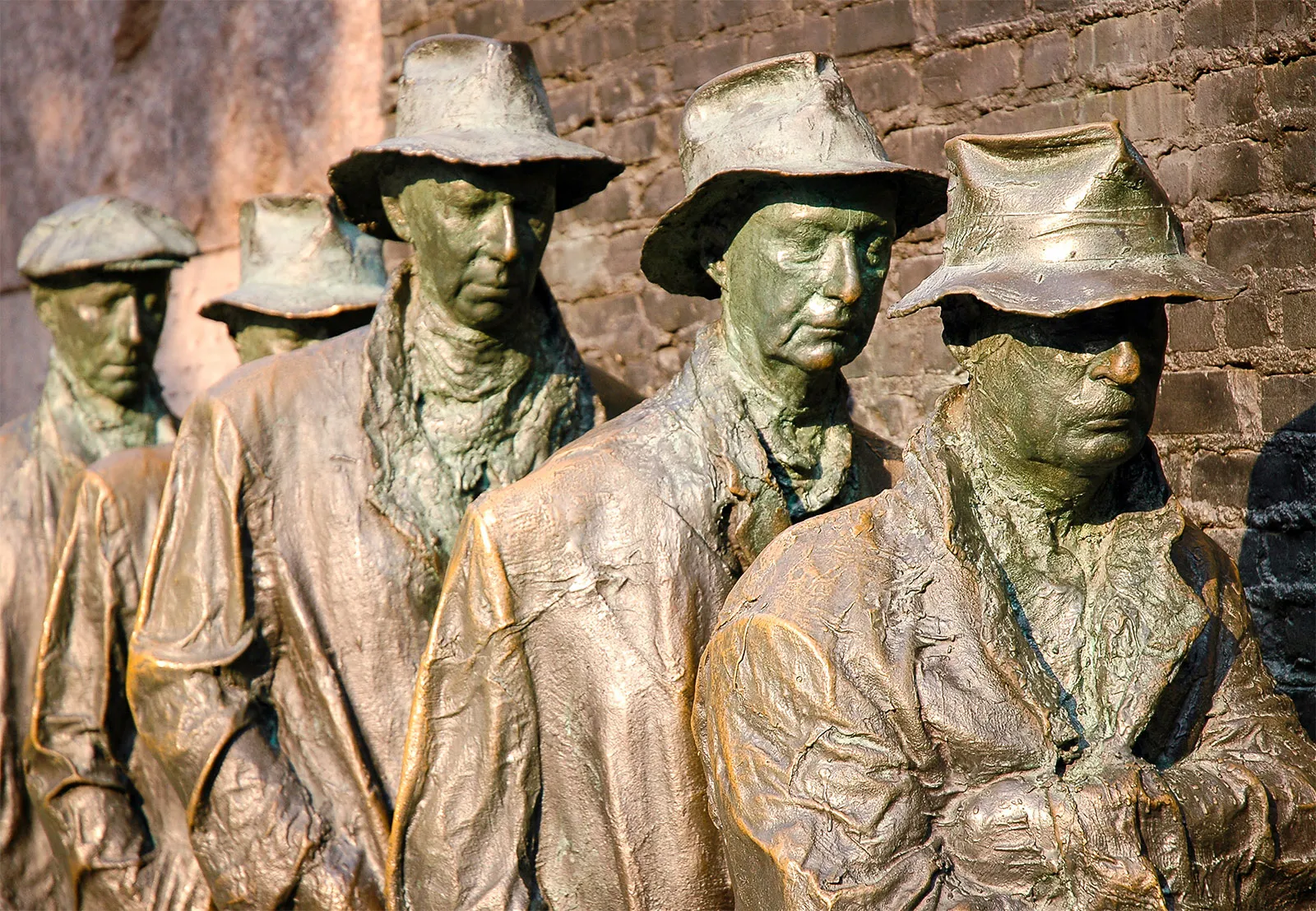 Statue by George Segal, Great Depression: breadline